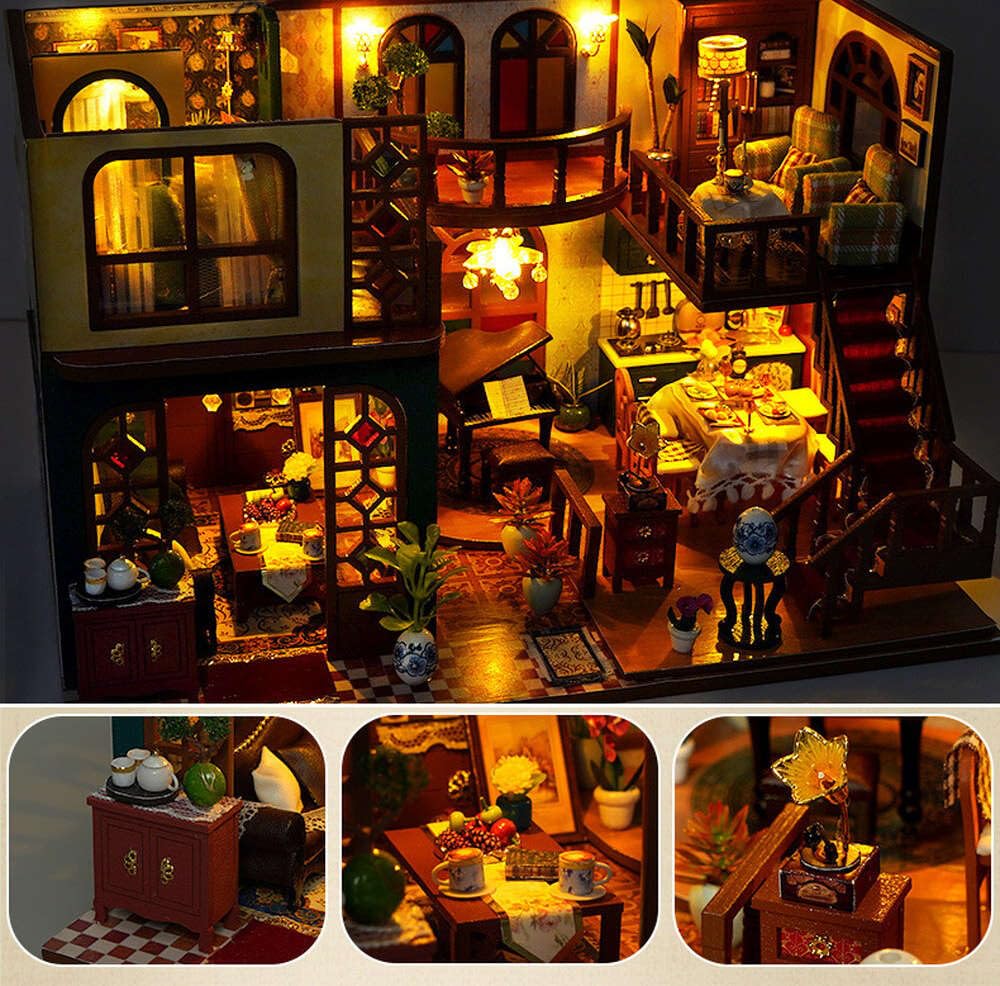 Amazon | moin moin ドールハウス ミニチュア 手作りキット セット